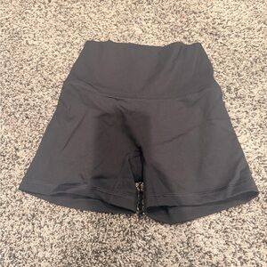 Aerie Black High-Rise Shorts